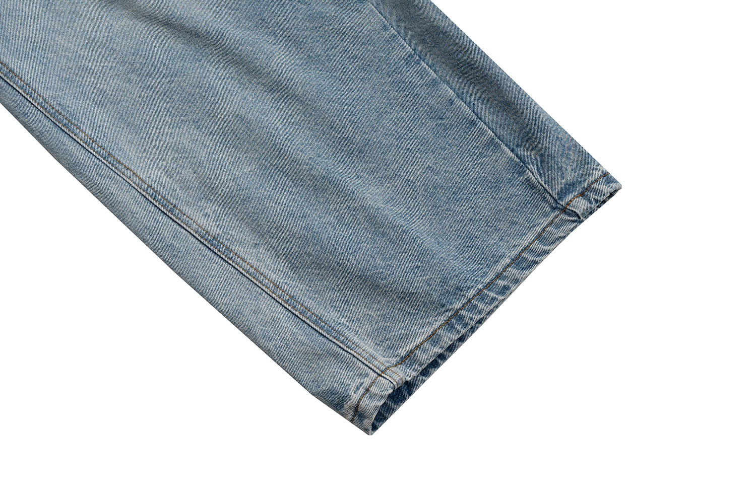 Stacked Washed Blue | Wide Jeans - Santo