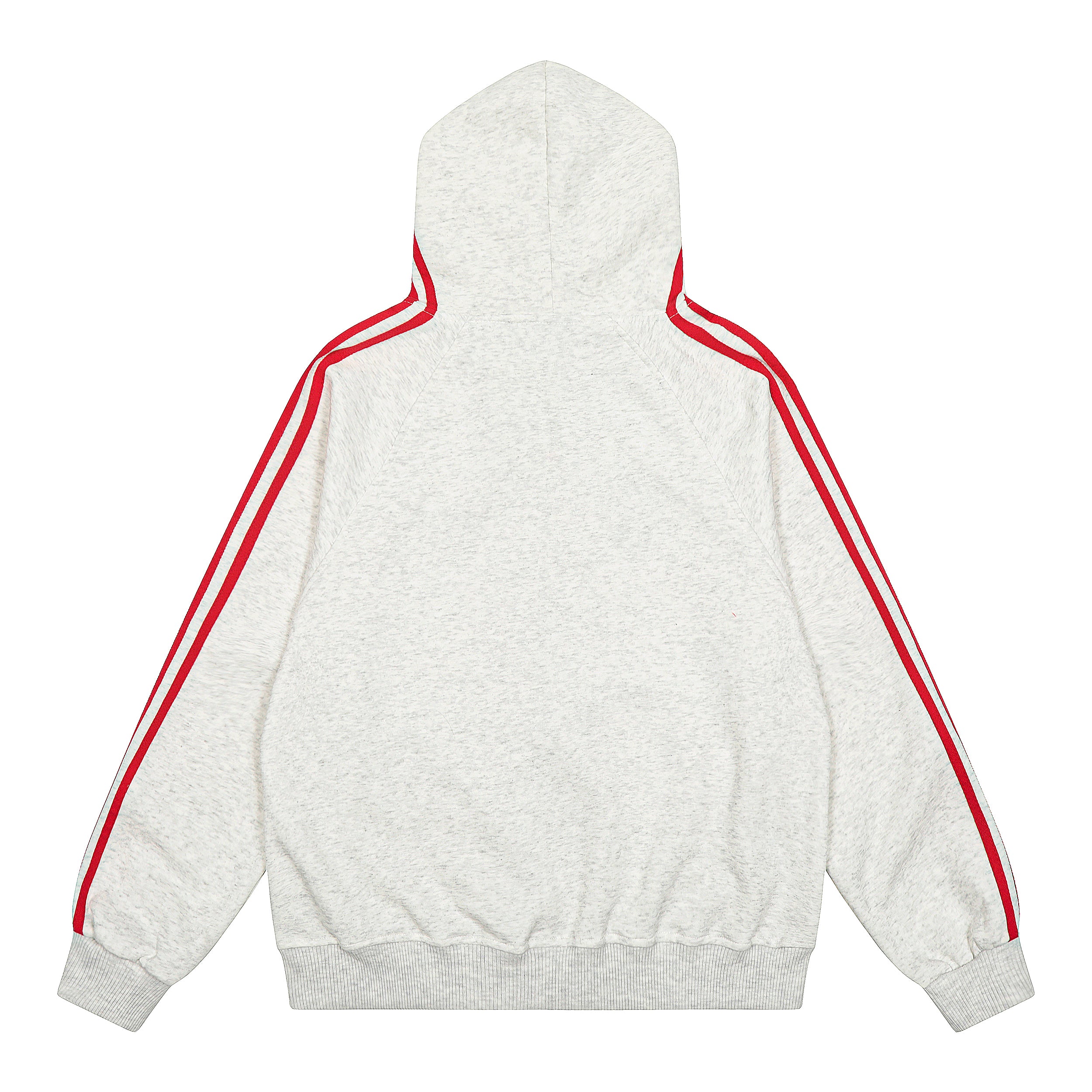 Retro Stripes | Varsity Zip Up Hoodie - Santo