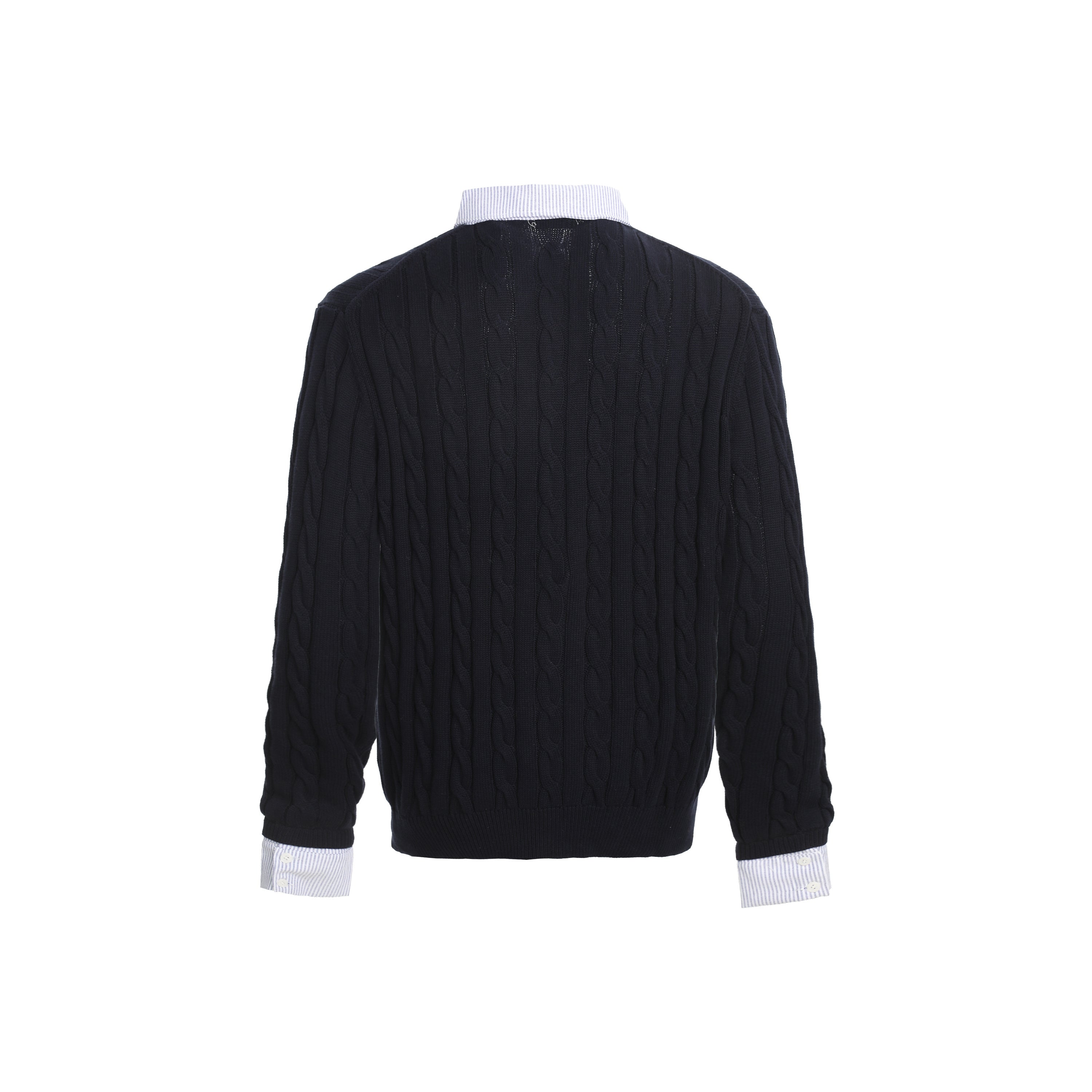 Fuzzy Pup | Dog Sweater with Colorful Knit Scarf