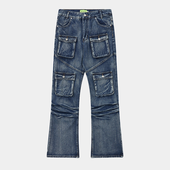 'Retro Multi-Function' Jeans - Santo 