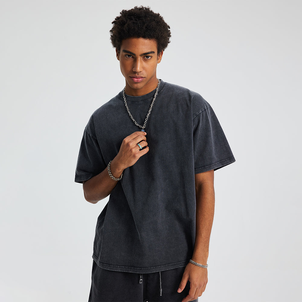 Snowflake Wax-Dye Wash | Vintage T-Shirt - Santo