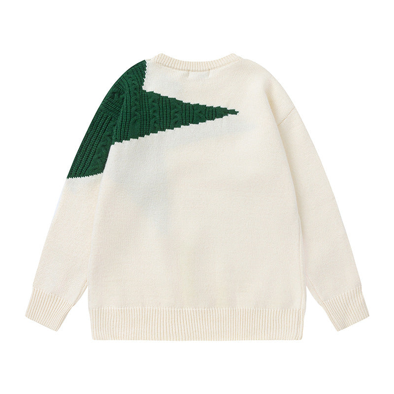 Street Starburst | High Street Patchwork Oversized Jumper - Santo