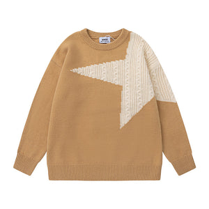 Street Starburst | High Street Patchwork Oversized Jumper - Santo