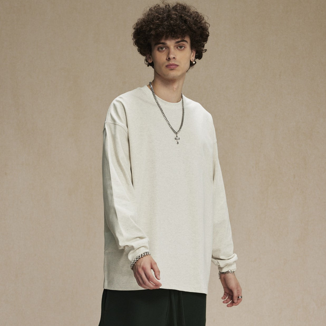 Classic Minimalist | Long Sleeve T-Shirt - Santo