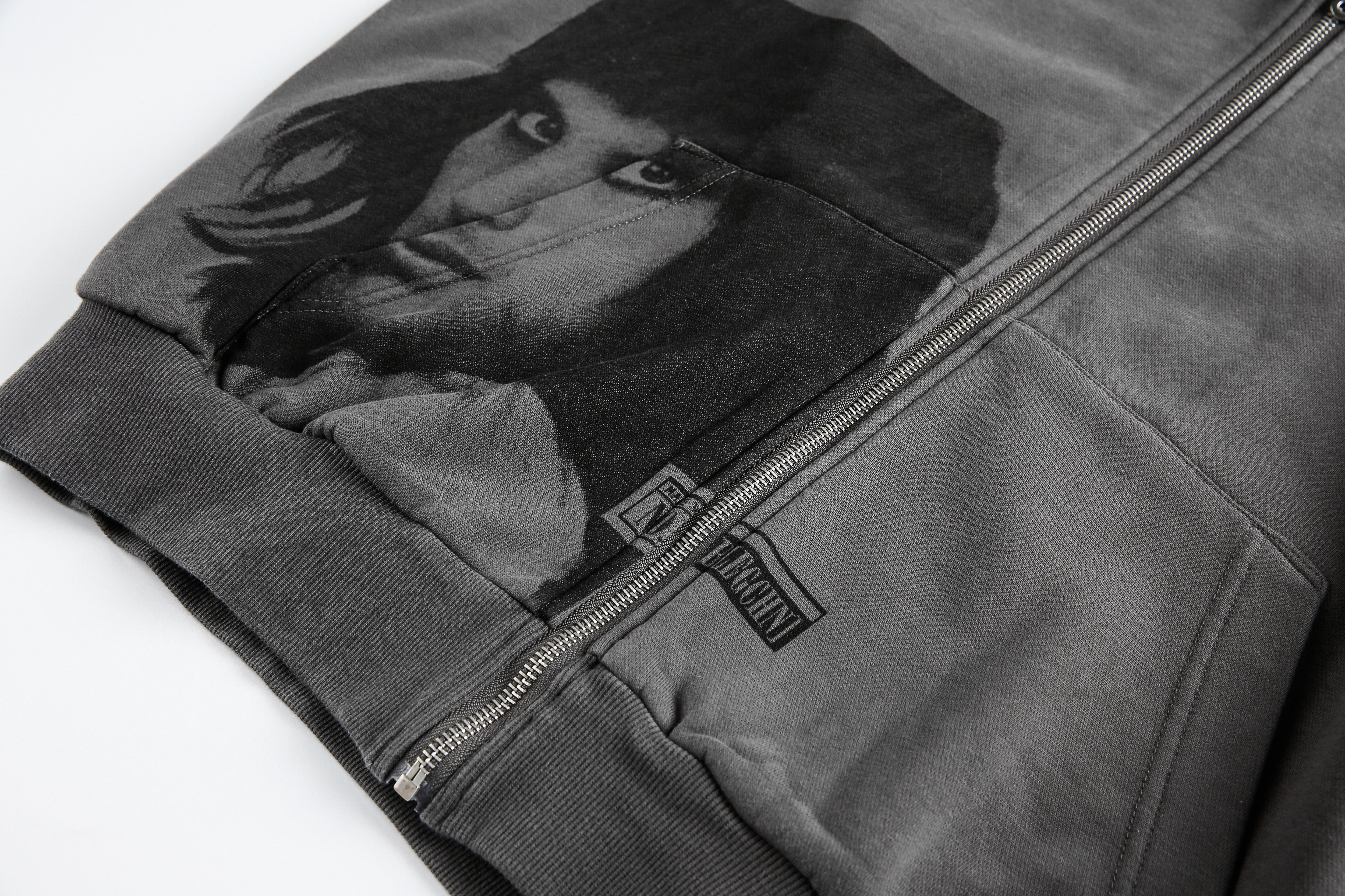 Portrait Graphic | Zip-Up Hoodie