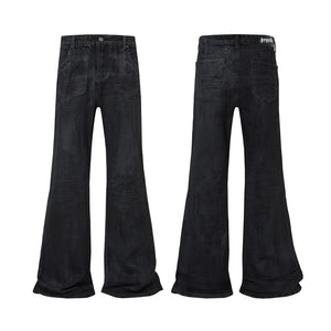 Washed Black Flare | Stacked Jeans - Santo