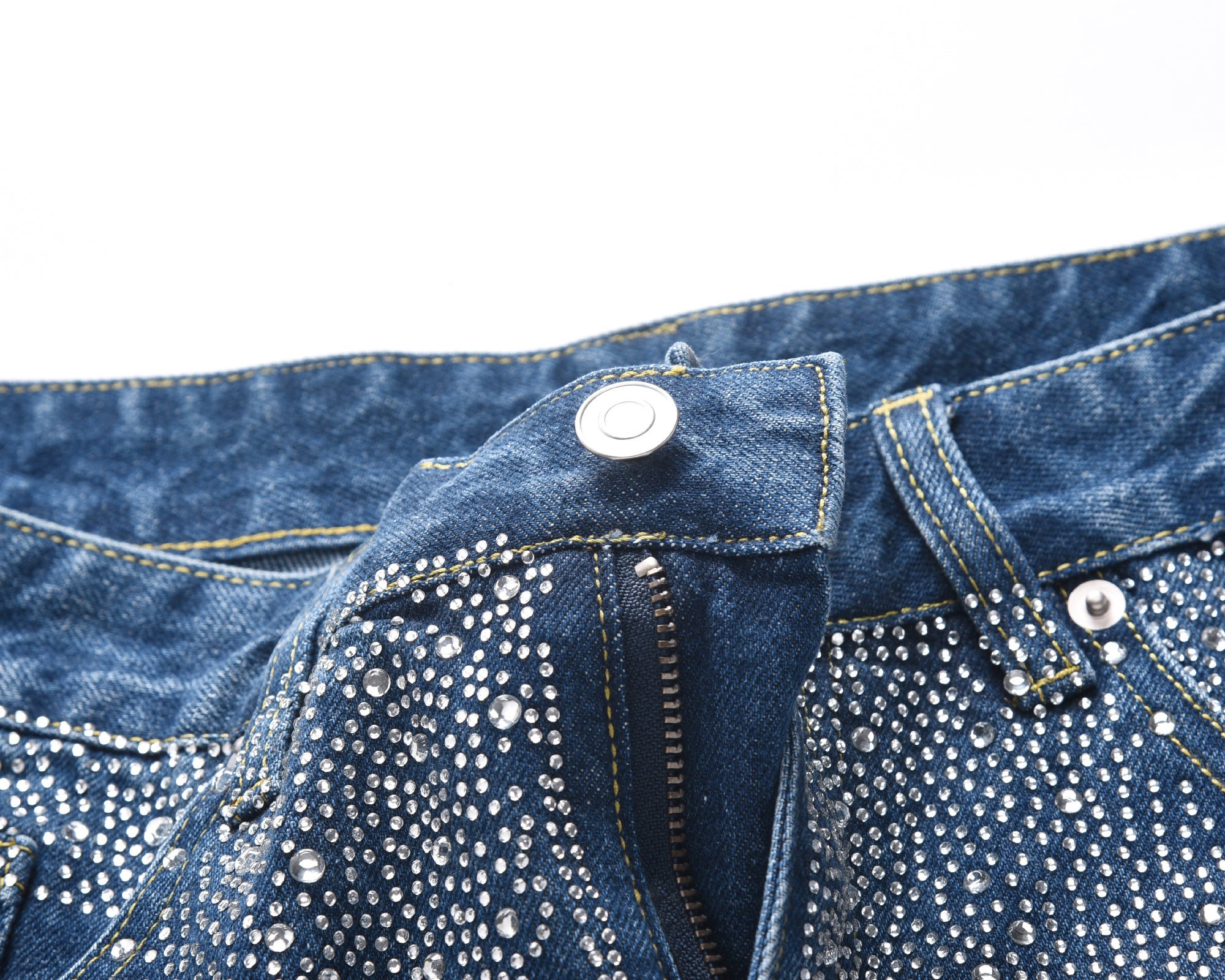 Night Glow Sparkle | Baggy Jeans - Santo
