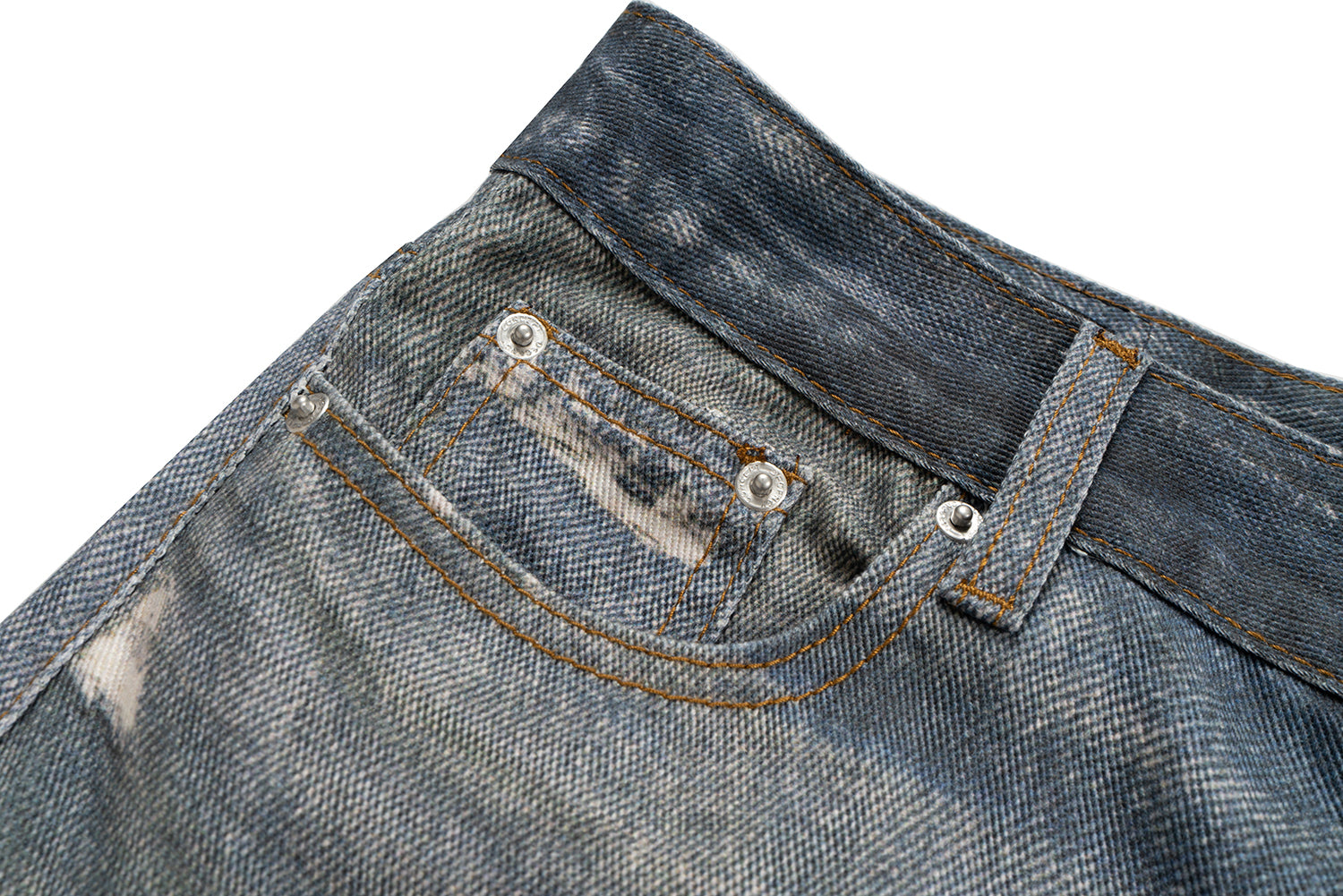 Snake Patch Destroyed | Distressed Jeans - Santo