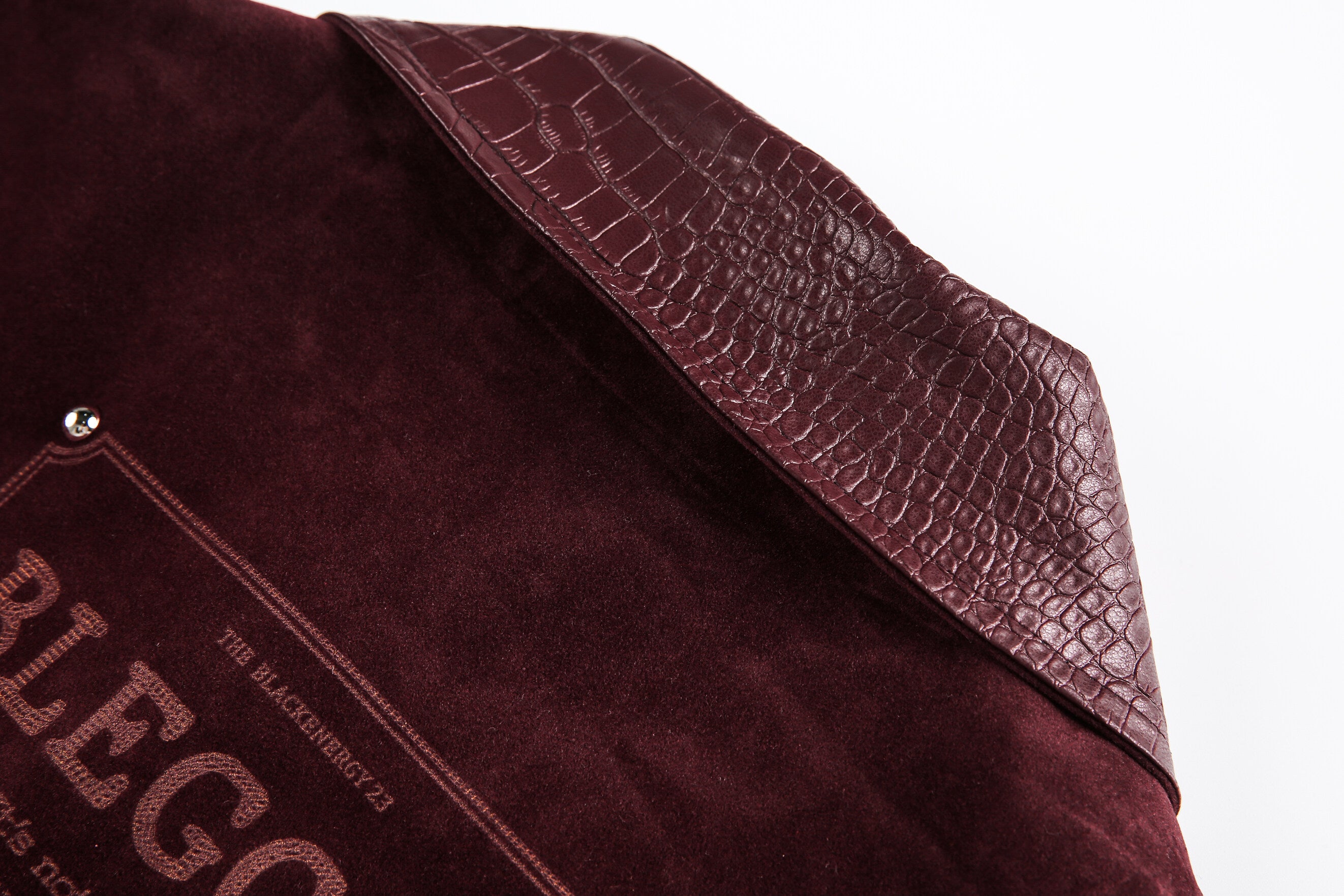 Studded Suede Croc | Motorcycle Jacket - Santo