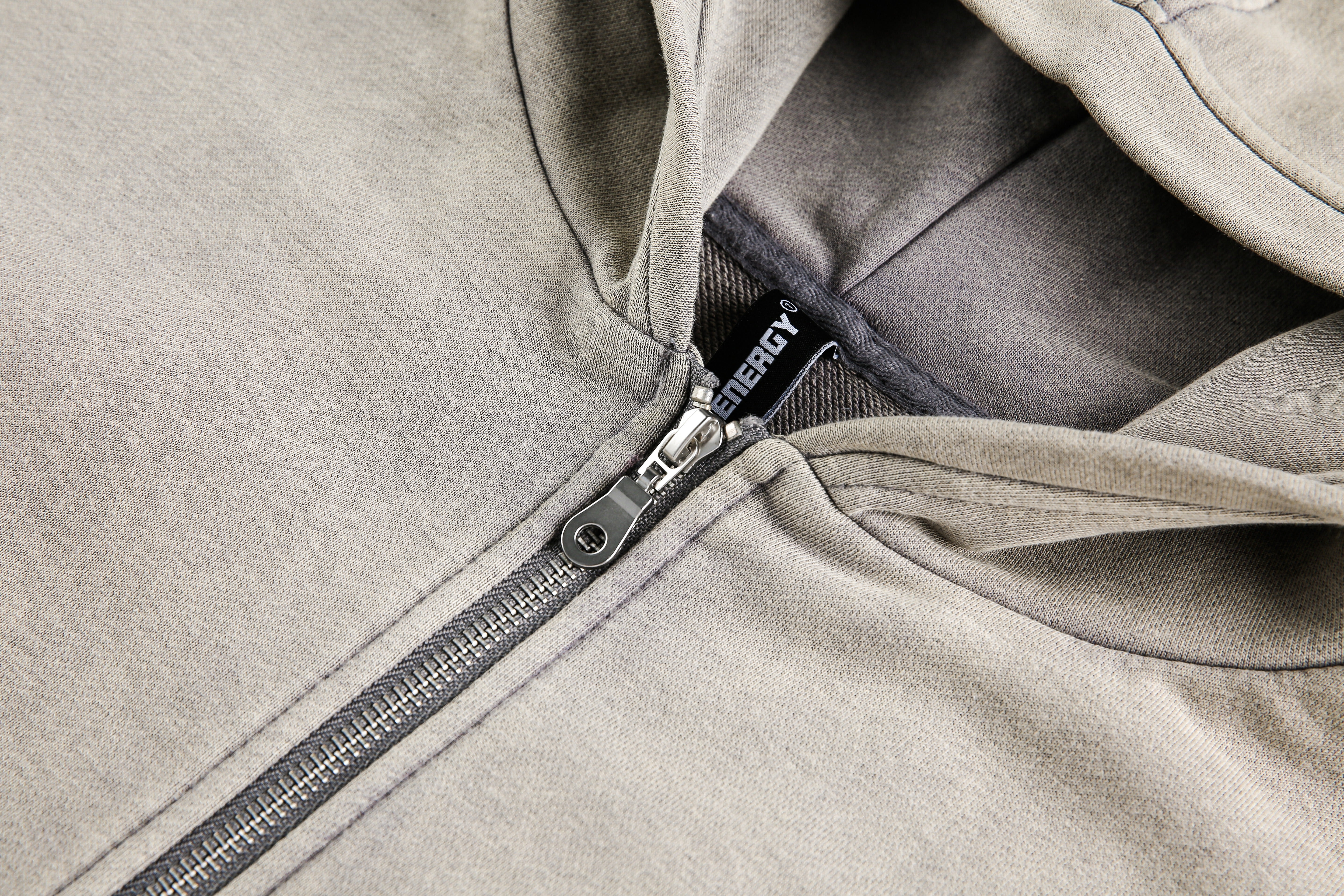 Grunge Streetwear | Distressed Zip-Up Hoodie
