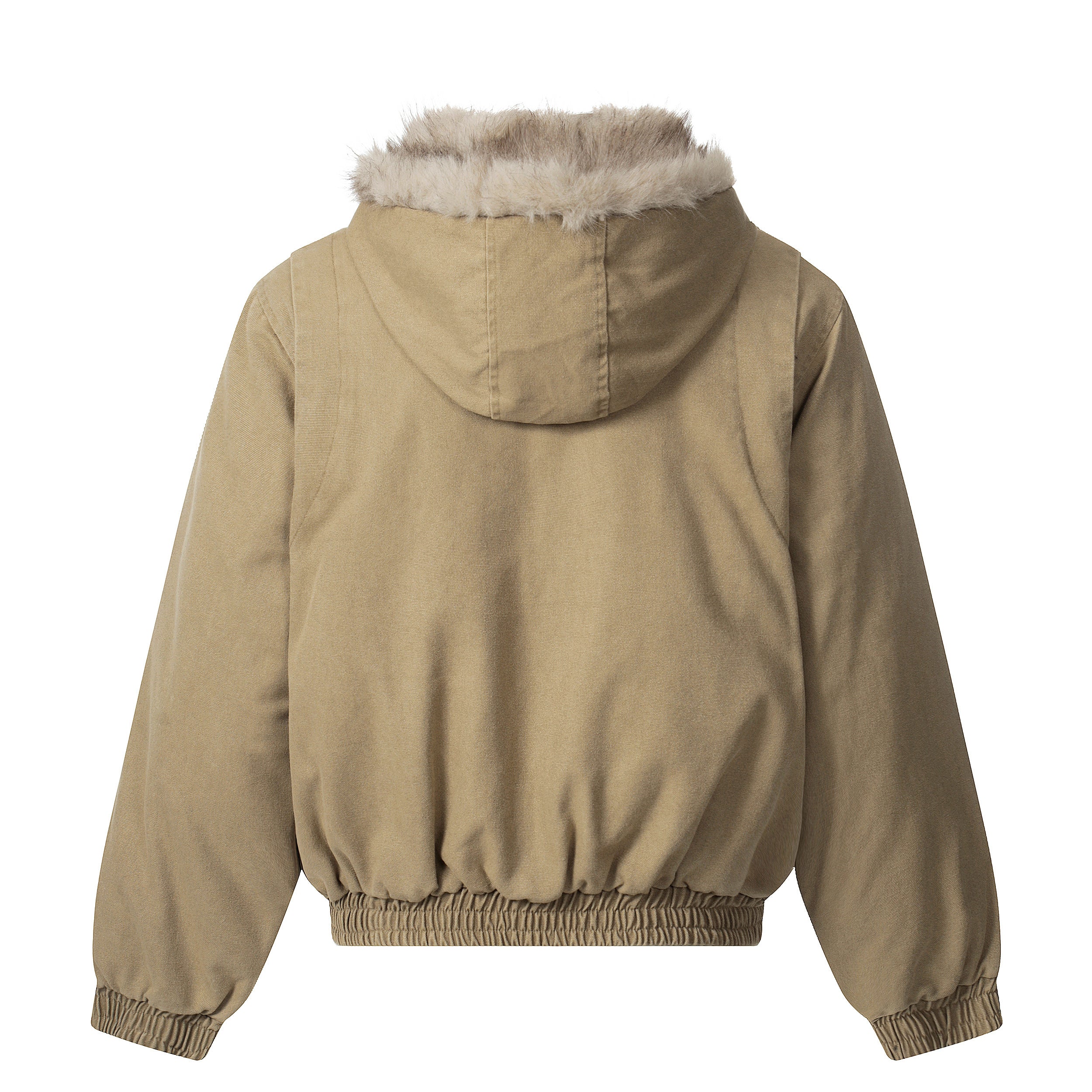 Denim Textured | Fur Streetwear Jacket