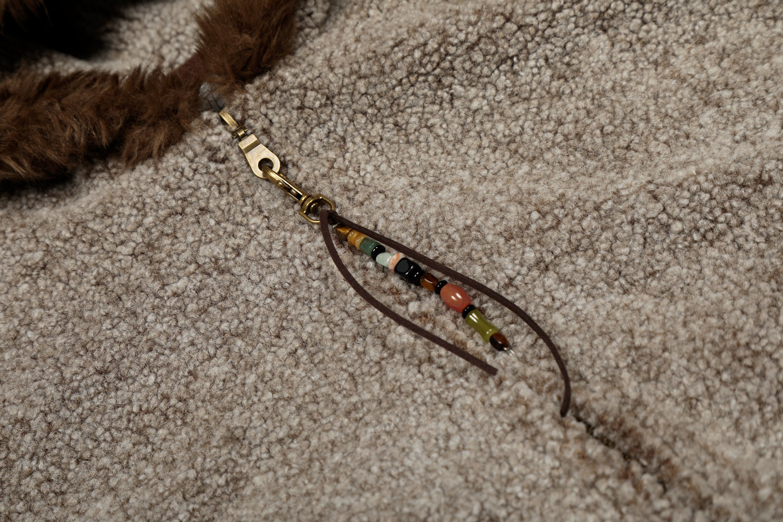 Pine Cocoa | Contrast Hooded Zip Jacket