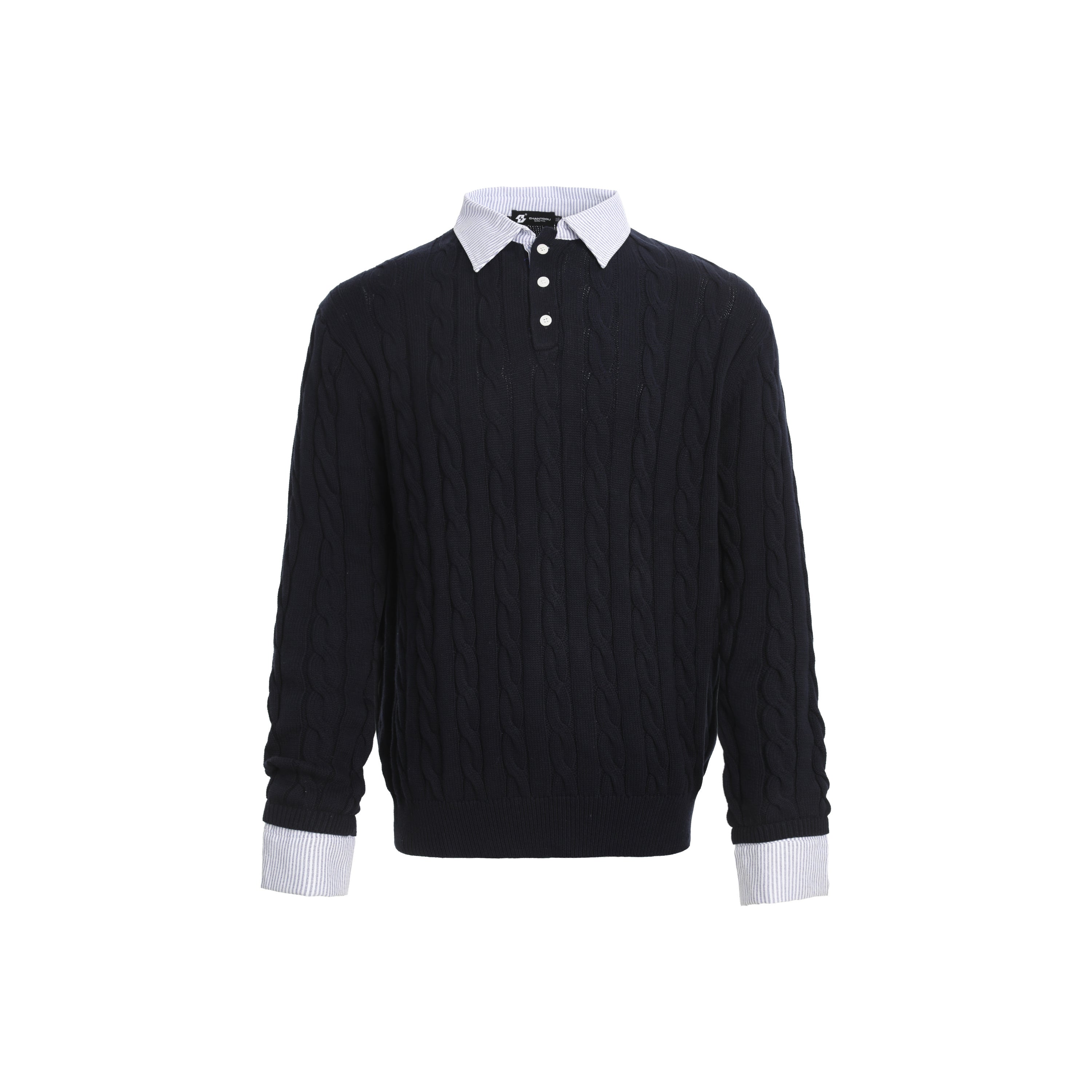 Fuzzy Pup | Dog Sweater with Colorful Knit Scarf