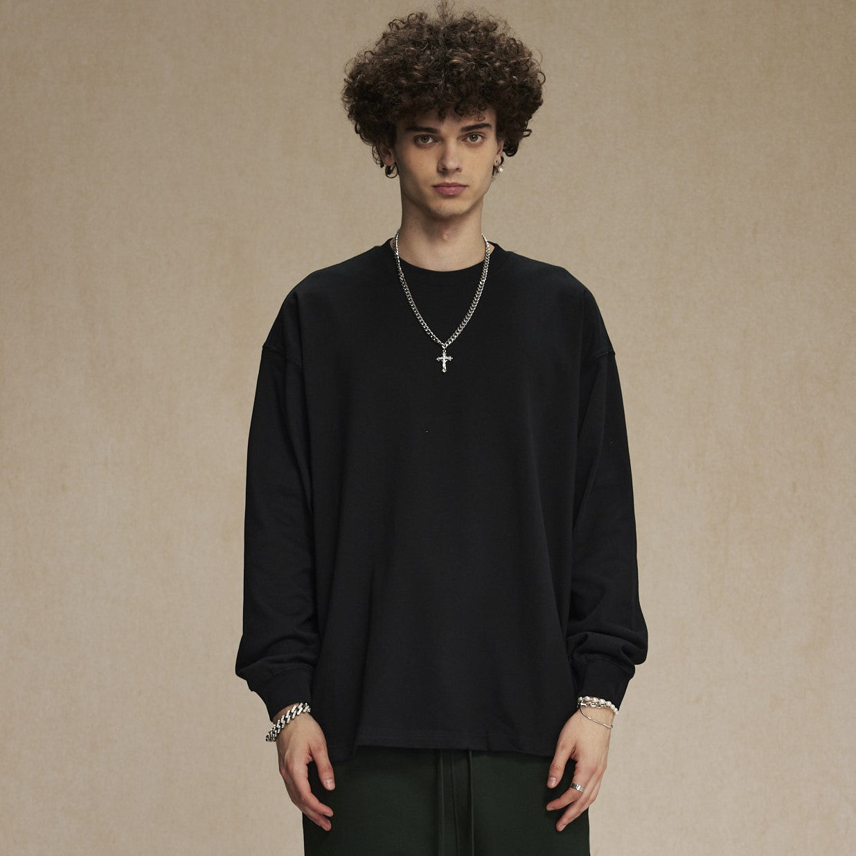 Classic Minimalist | Long Sleeve T-Shirt - Santo