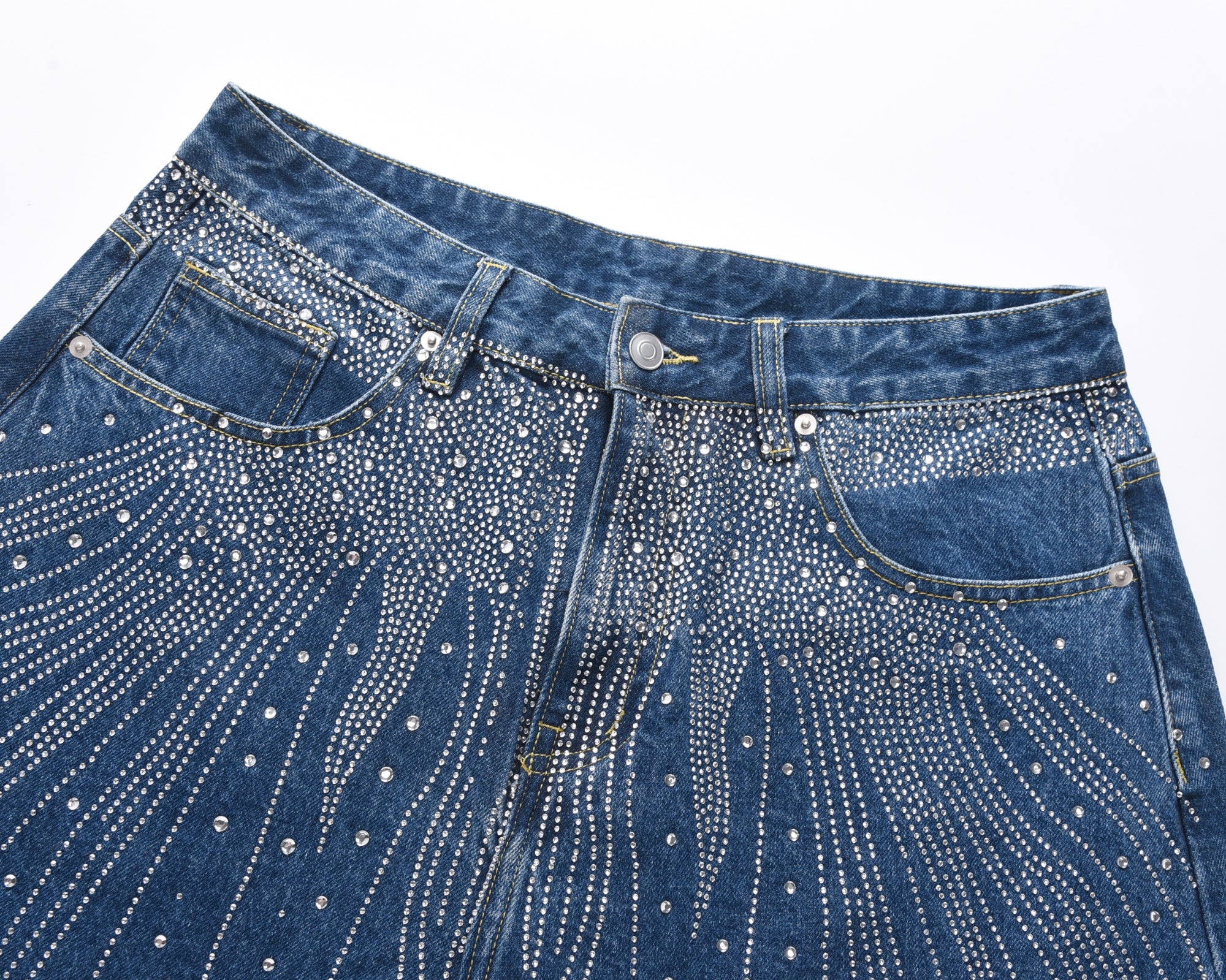 Night Glow Sparkle | Baggy Jeans - Santo
