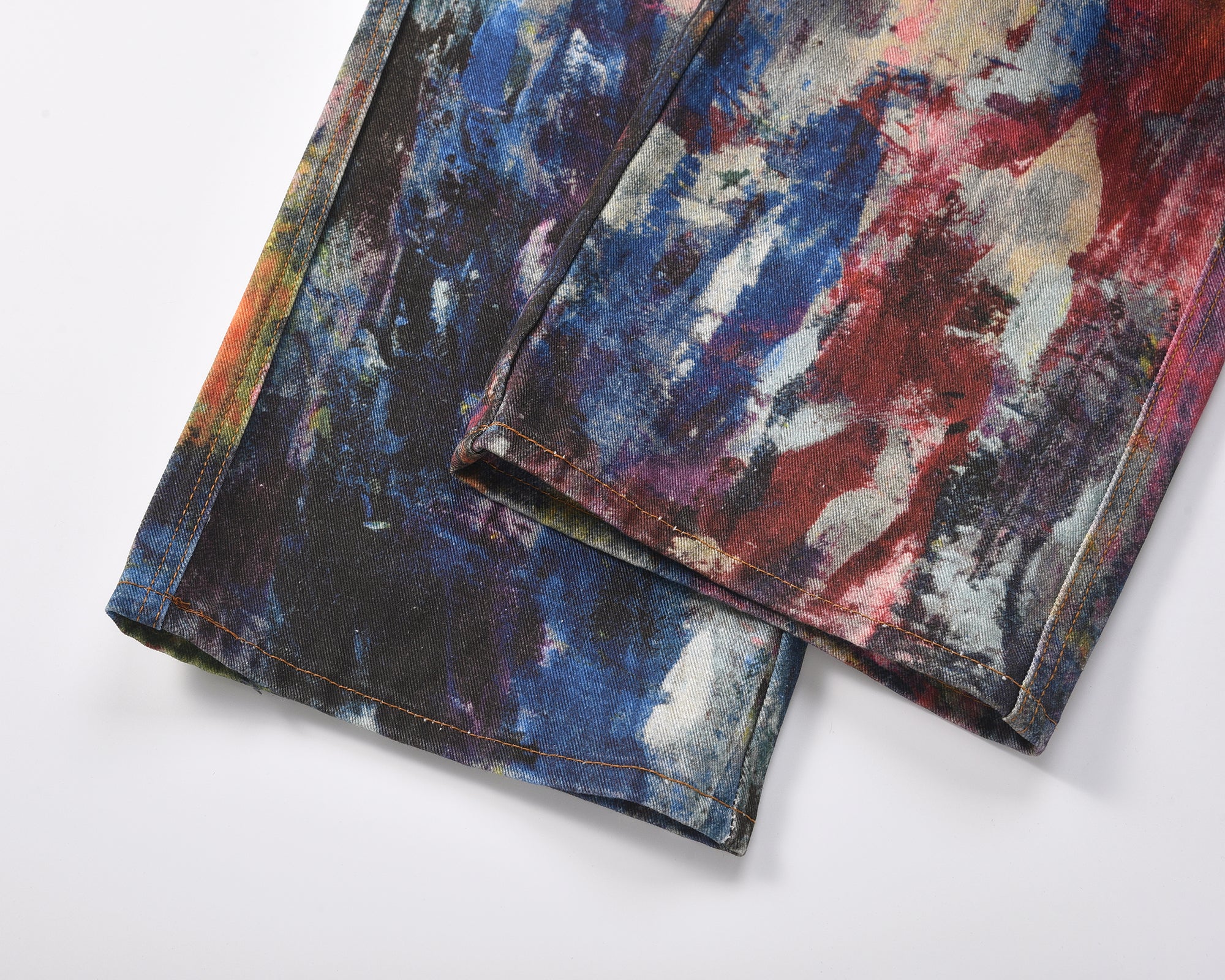 Multicolor Paint Splash | Denim Jeans - Santo