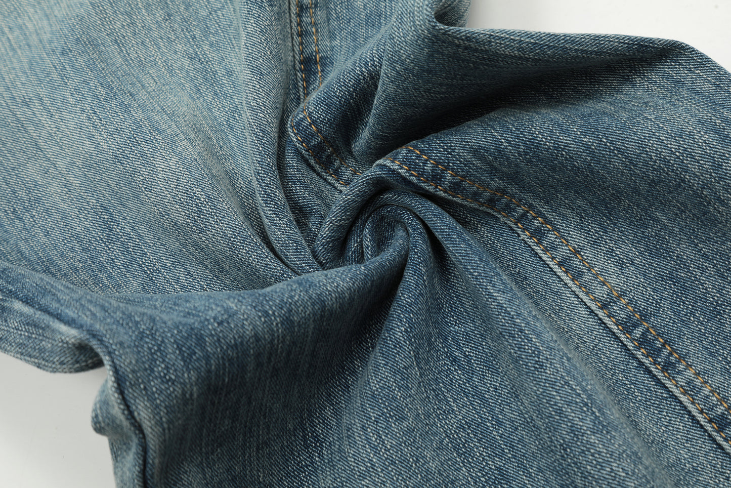 Washed Wide Leg | Vintage Denim Jeans - Santo