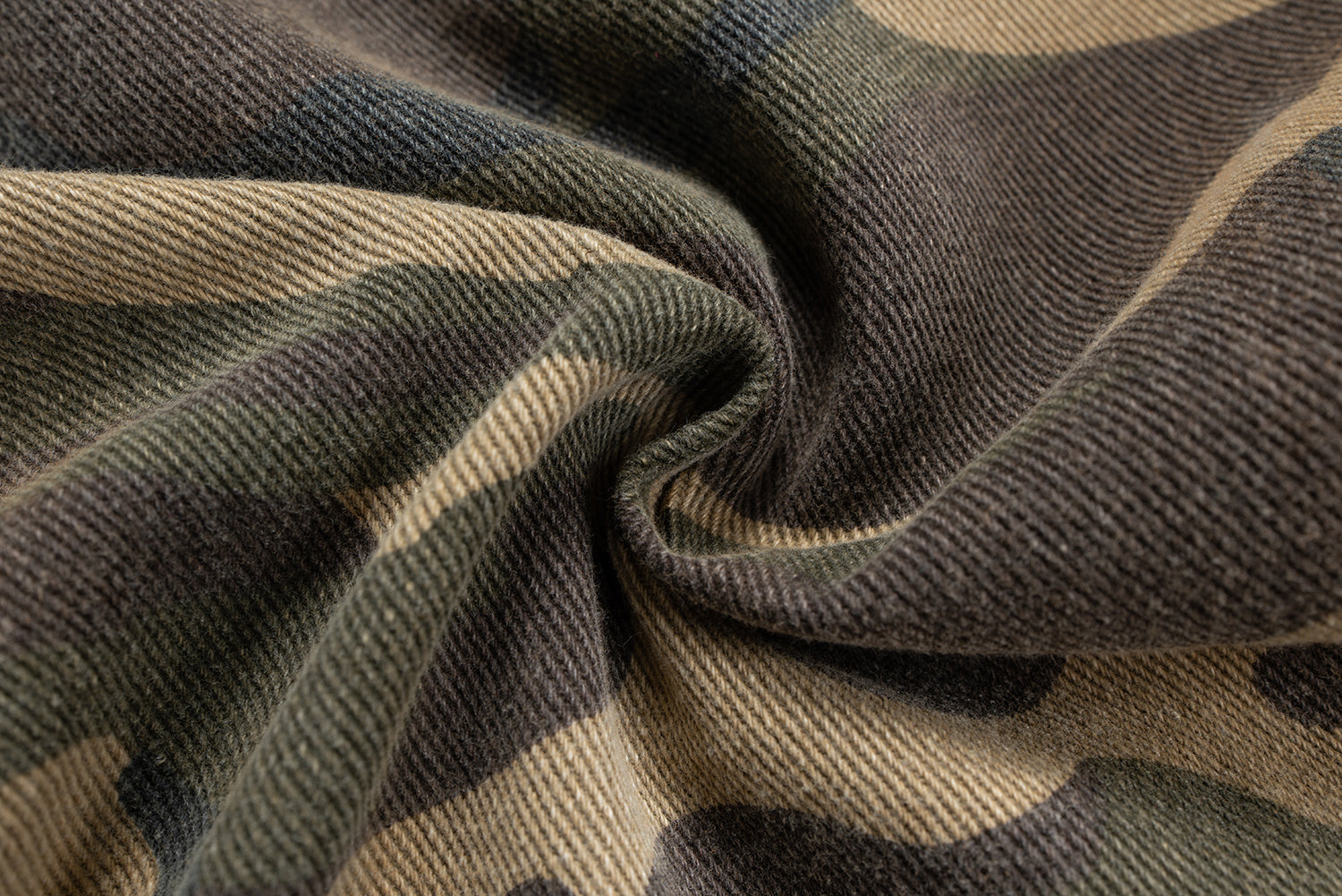 Deconstructed Denim Camo | Layered Jeans - Santo