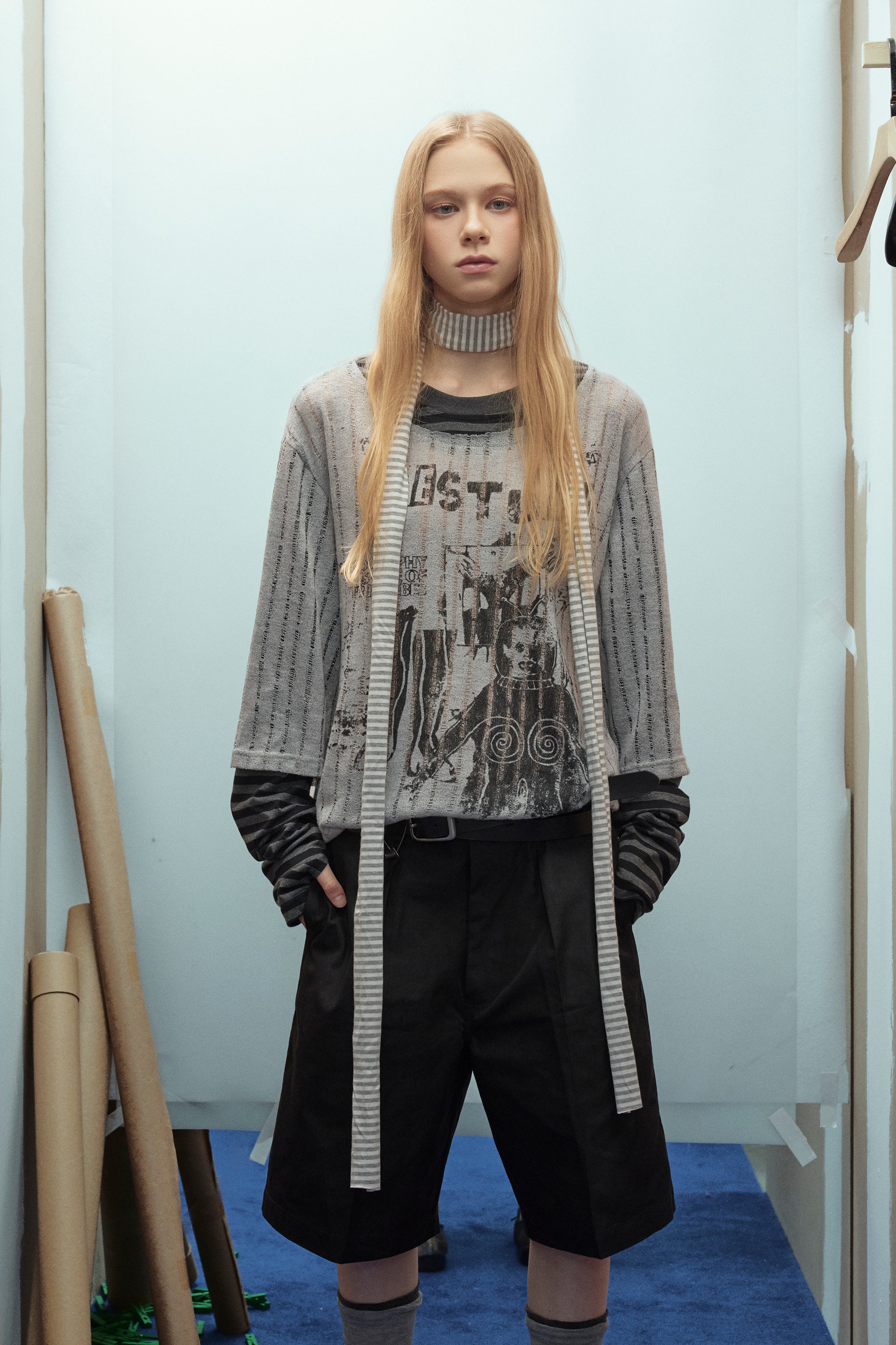 Vintage Punk Graphic | Patchwork Sweatshirt - Santo