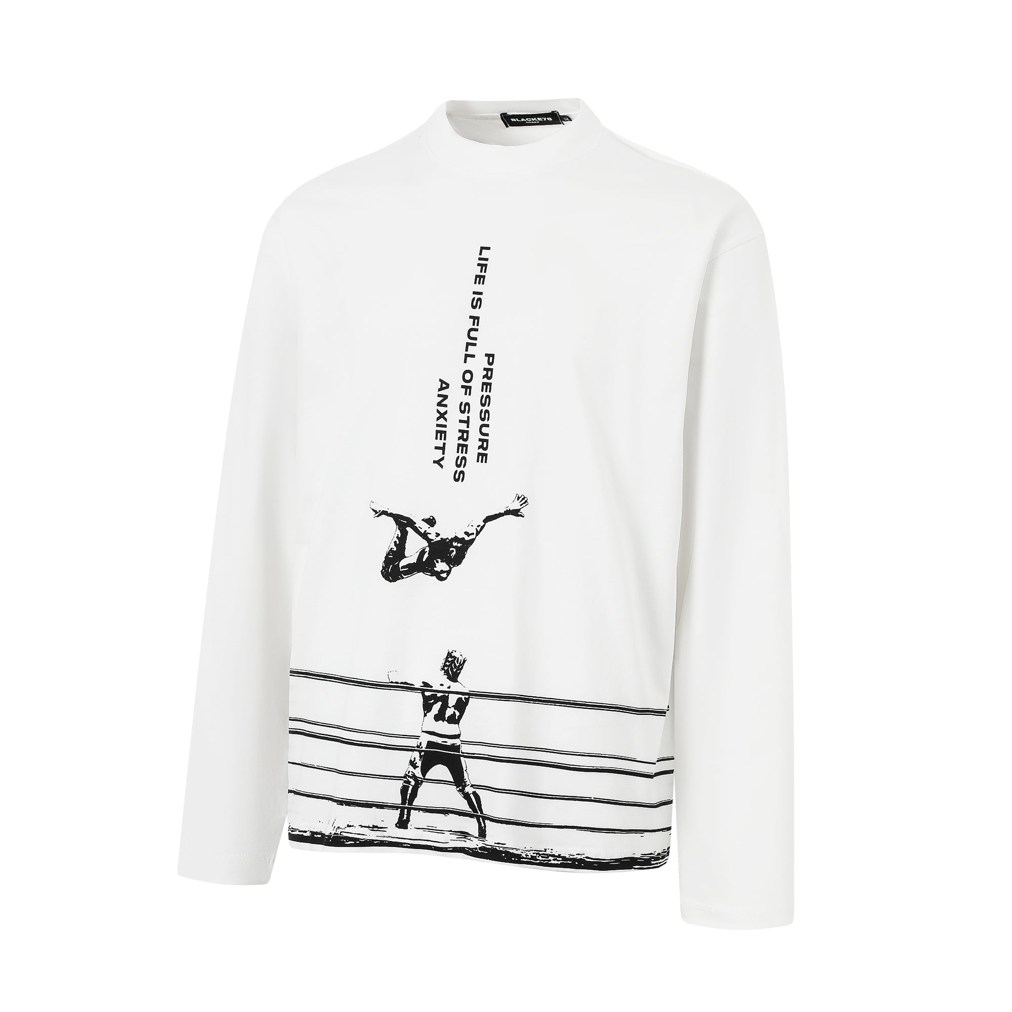 Wrestling Graphic Print | Streetwear Sweatshirt