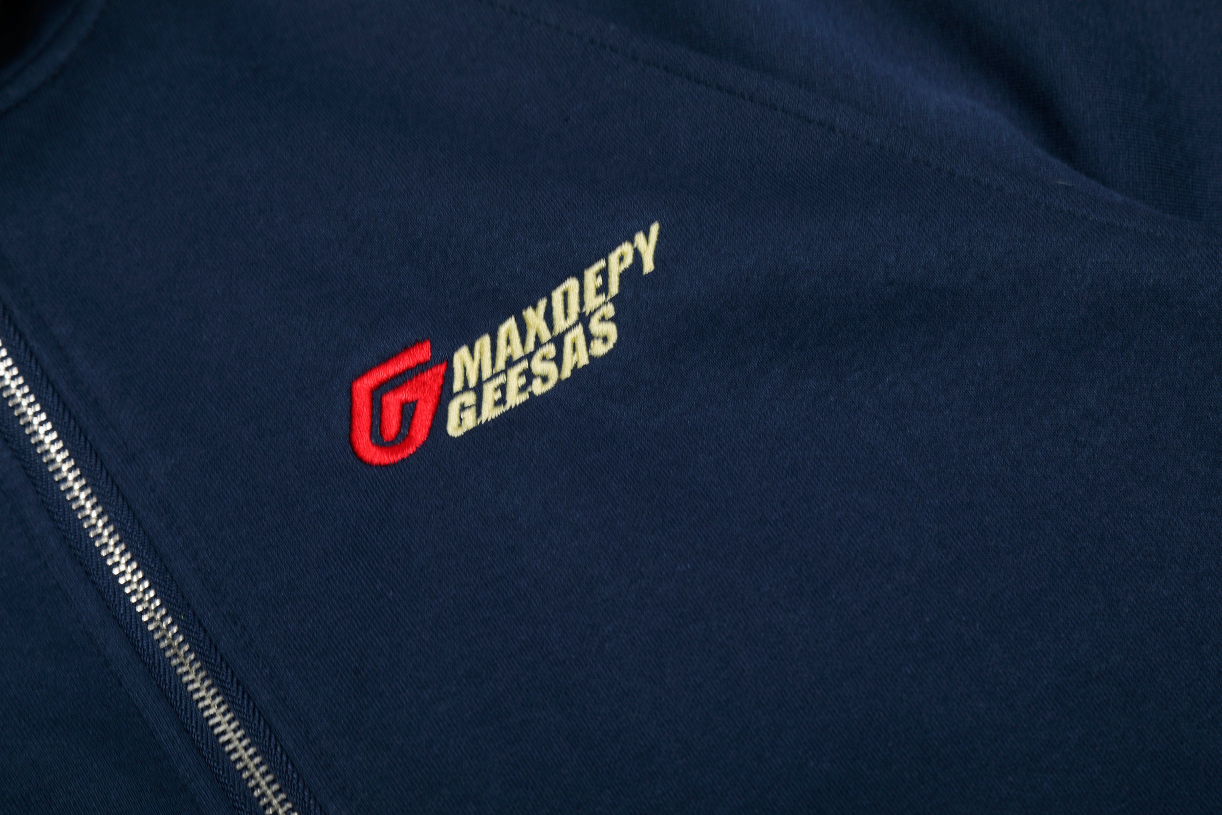 Retro Stripes | Varsity Zip Up Hoodie