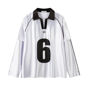 Number 6 | Long Sleeve T-Shirt - Santo