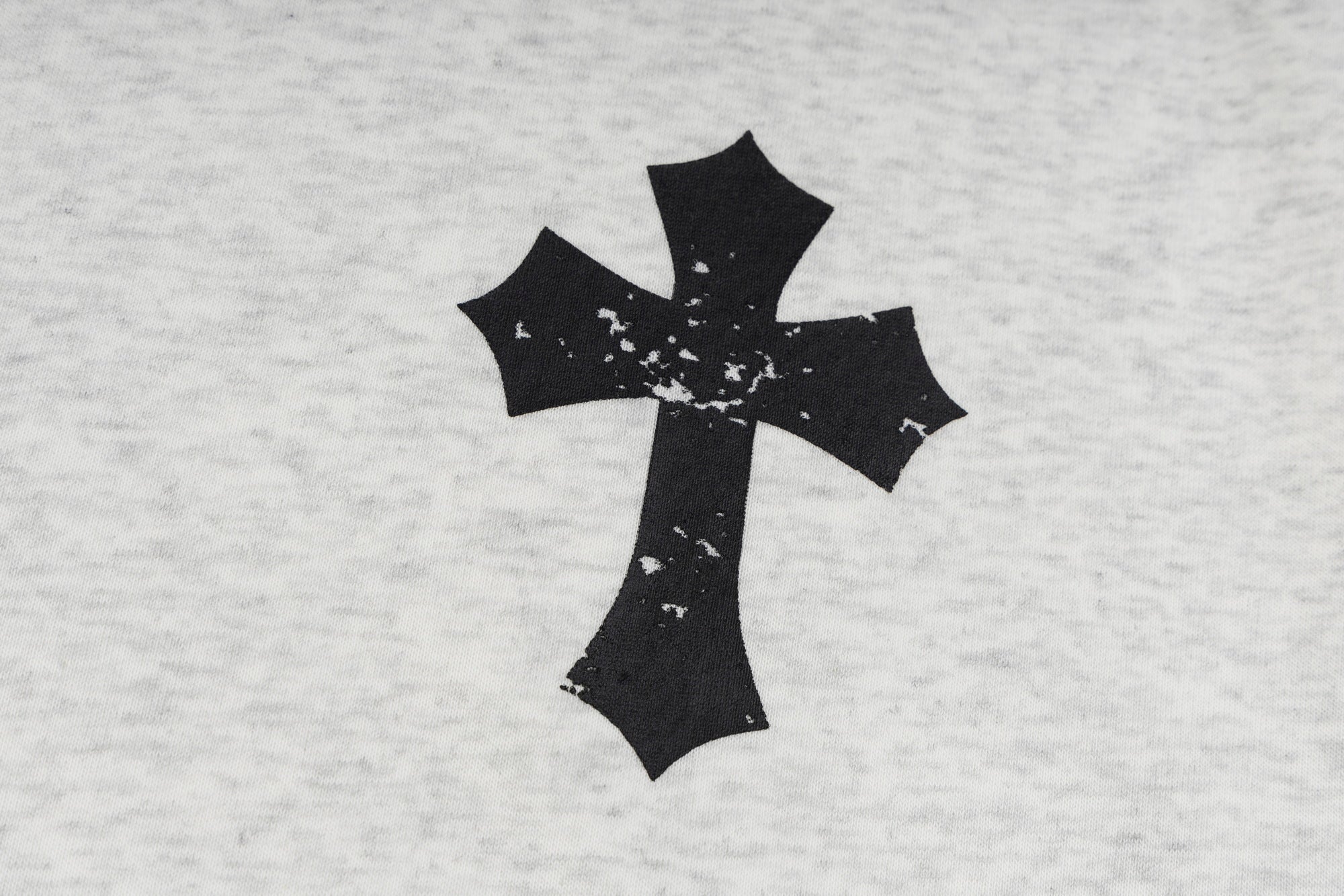 Gothic Cross Print | Zip Up Hoodie - Santo