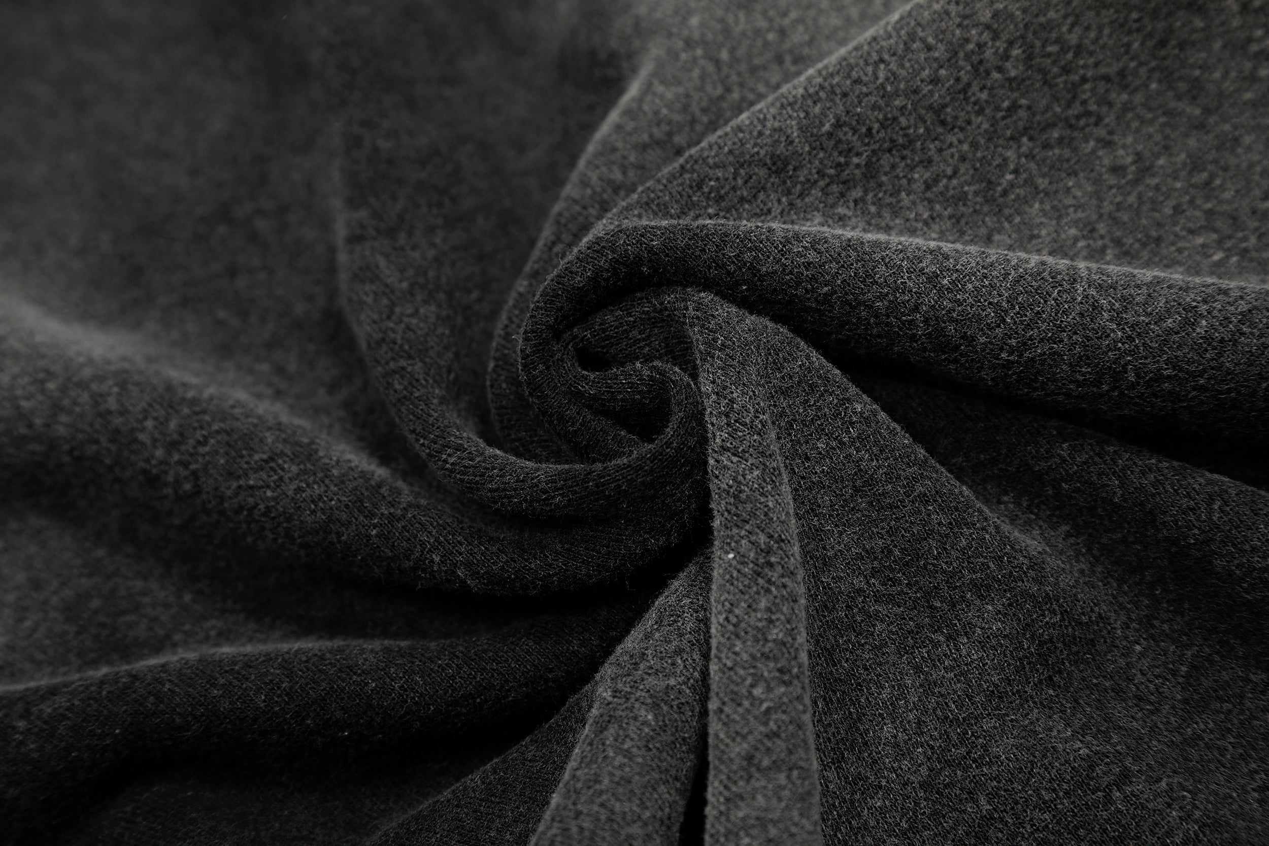 Washed Gradient | Black Zip Up Hoodie - Santo