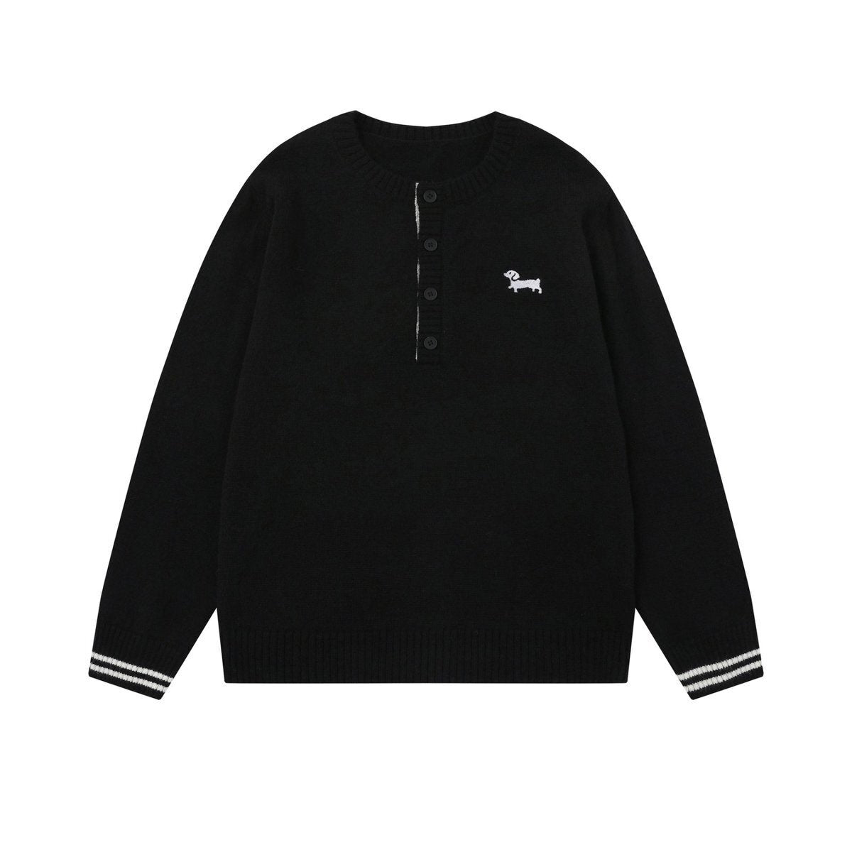 Winston | Dual-Collar Cable Knit Sweater