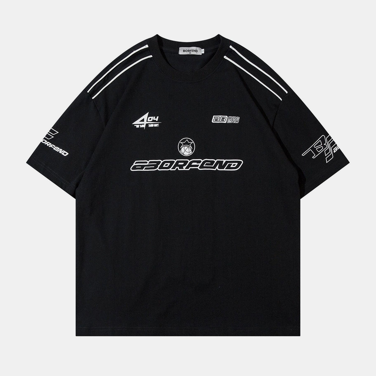 Varsity Drive | Oversized Varsity Racing T-Shirt - Santo
