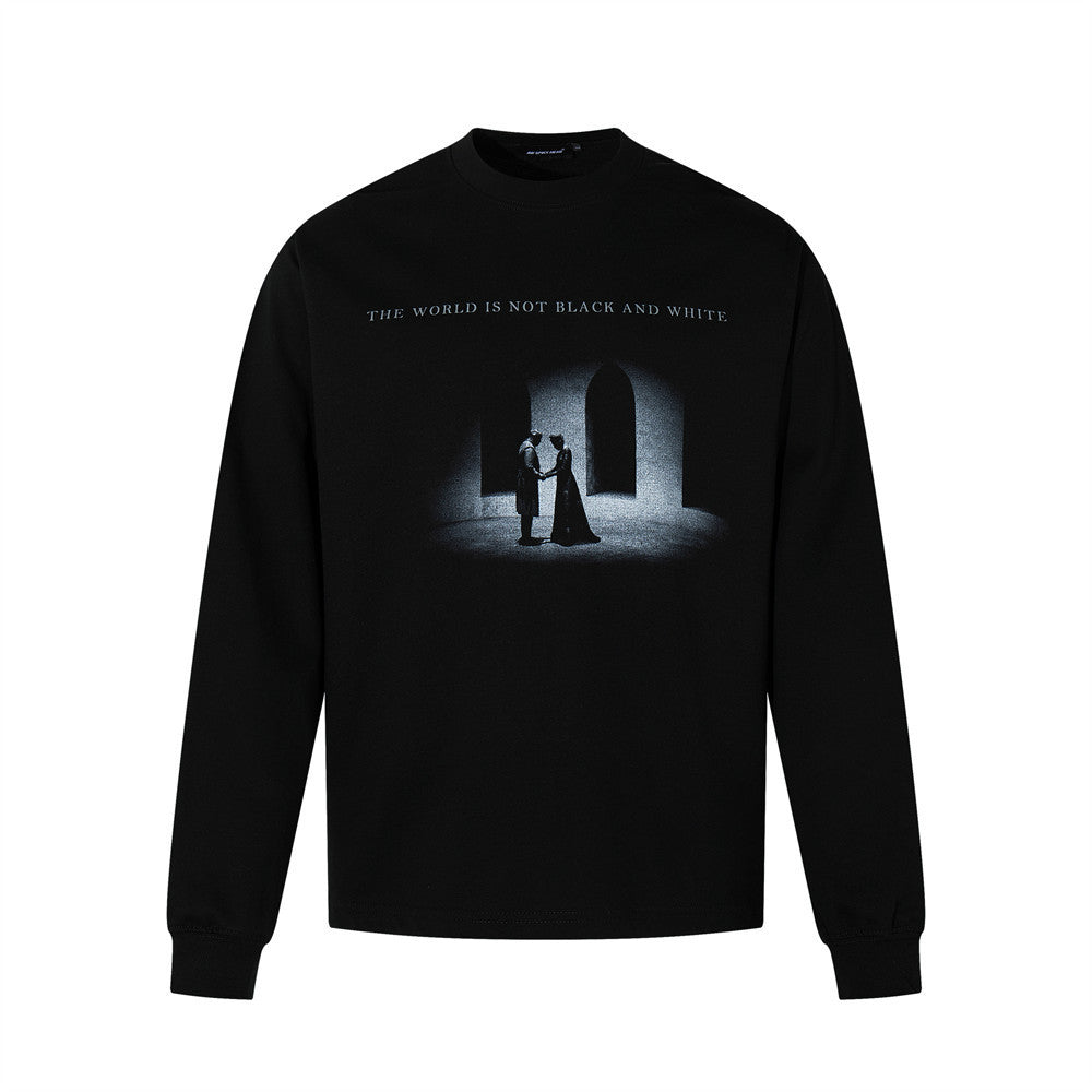 Gothic Graphic Sweatshirt | Vintage Long Sleeve Streetwear Top