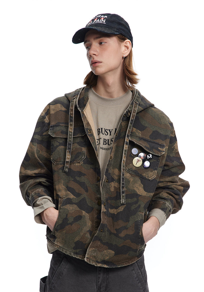 Camouflage Cool | Utility Hooded Jacket