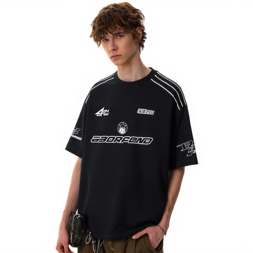 Varsity Drive | Oversized Varsity Racing T-Shirt