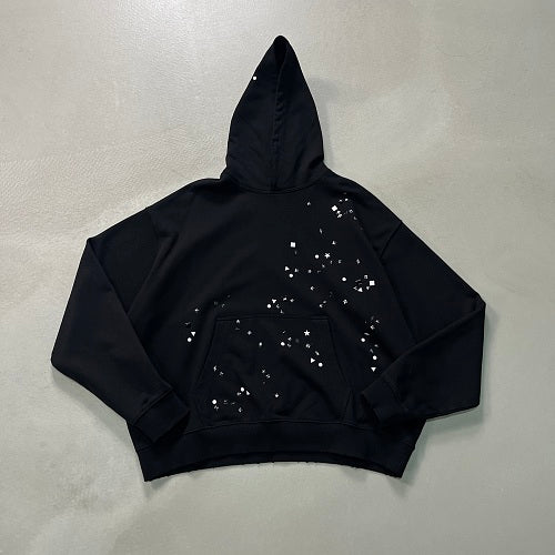 Metal Stud Detail Boxy Fit Hoodie detail image 10