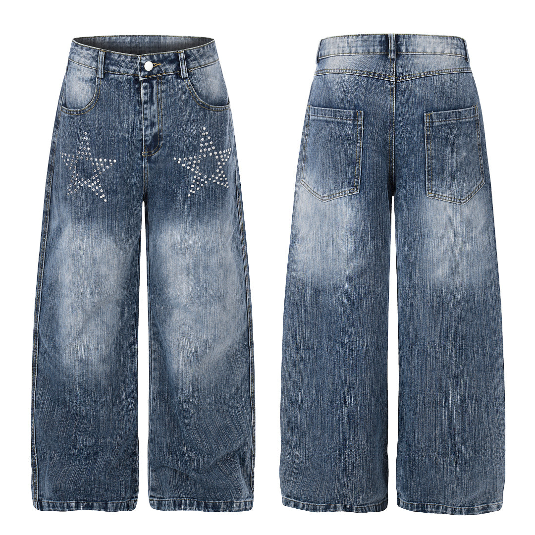 Rhinestone Star Jeans detail image 9