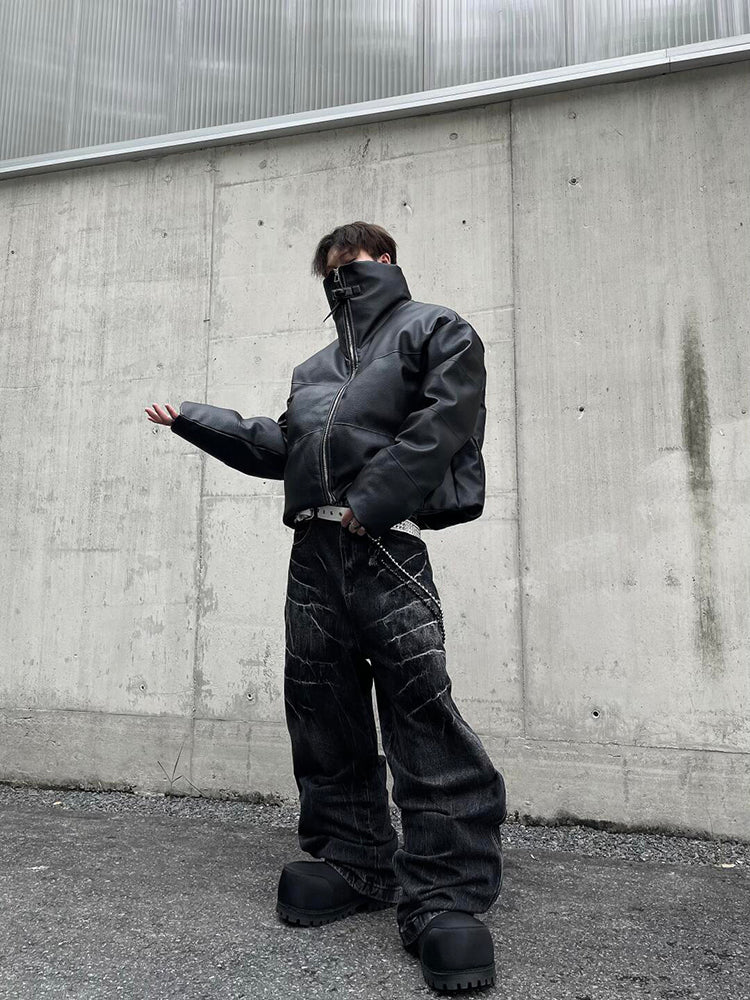 Luxe Shield | High Gloss Puffer Jacket