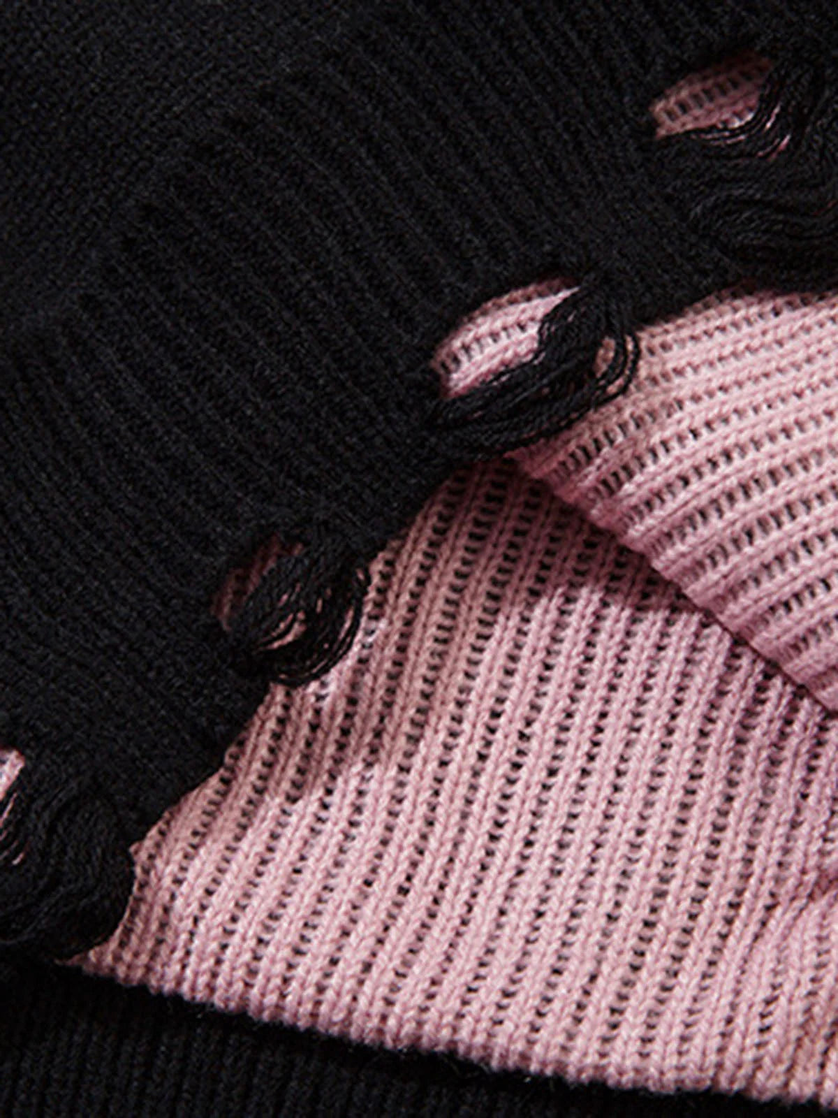 Raw Edge | Fringed Knit Sweater