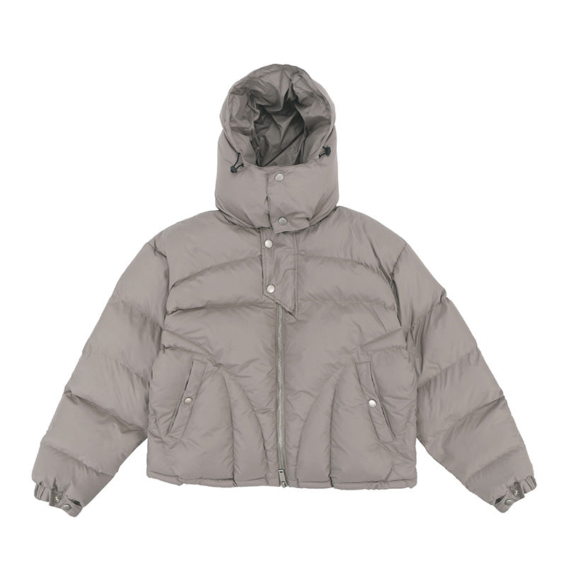 Padded Hooded Zip | Puffer Jacket - Santo