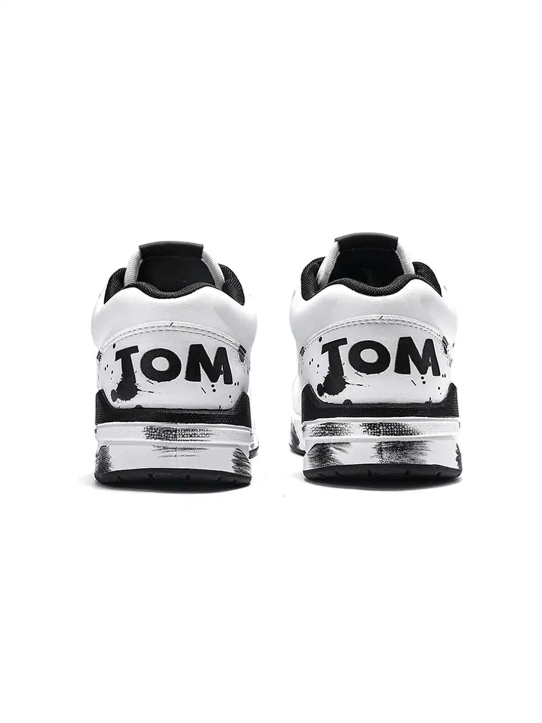 Flame Graphic Scuffed Low Top Sneakers detail image 4