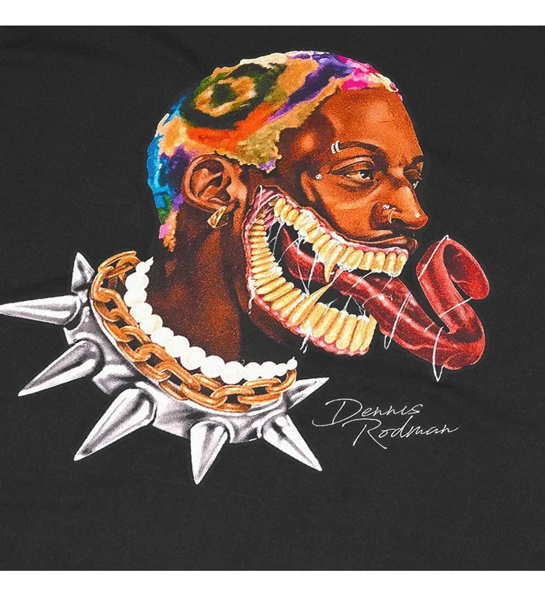 'Vintage Rodman' T shirt - Santo