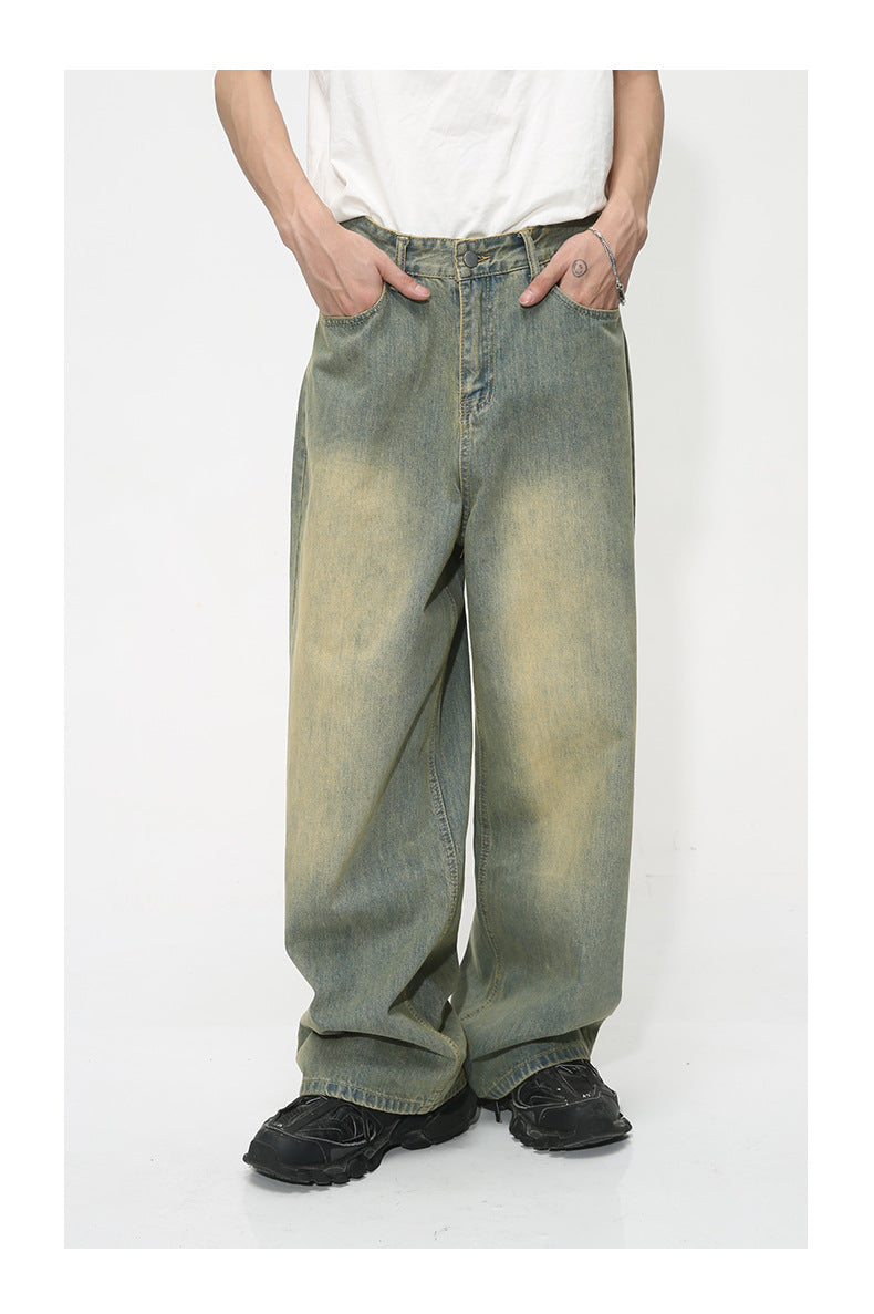 "Vintage Baggy Solid" Jeans - Santo