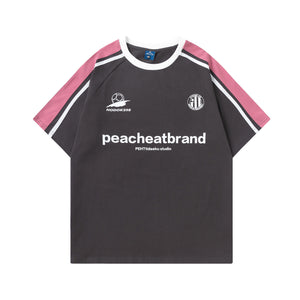 Patchwork | Casual Sports racing T Shirt - Santo