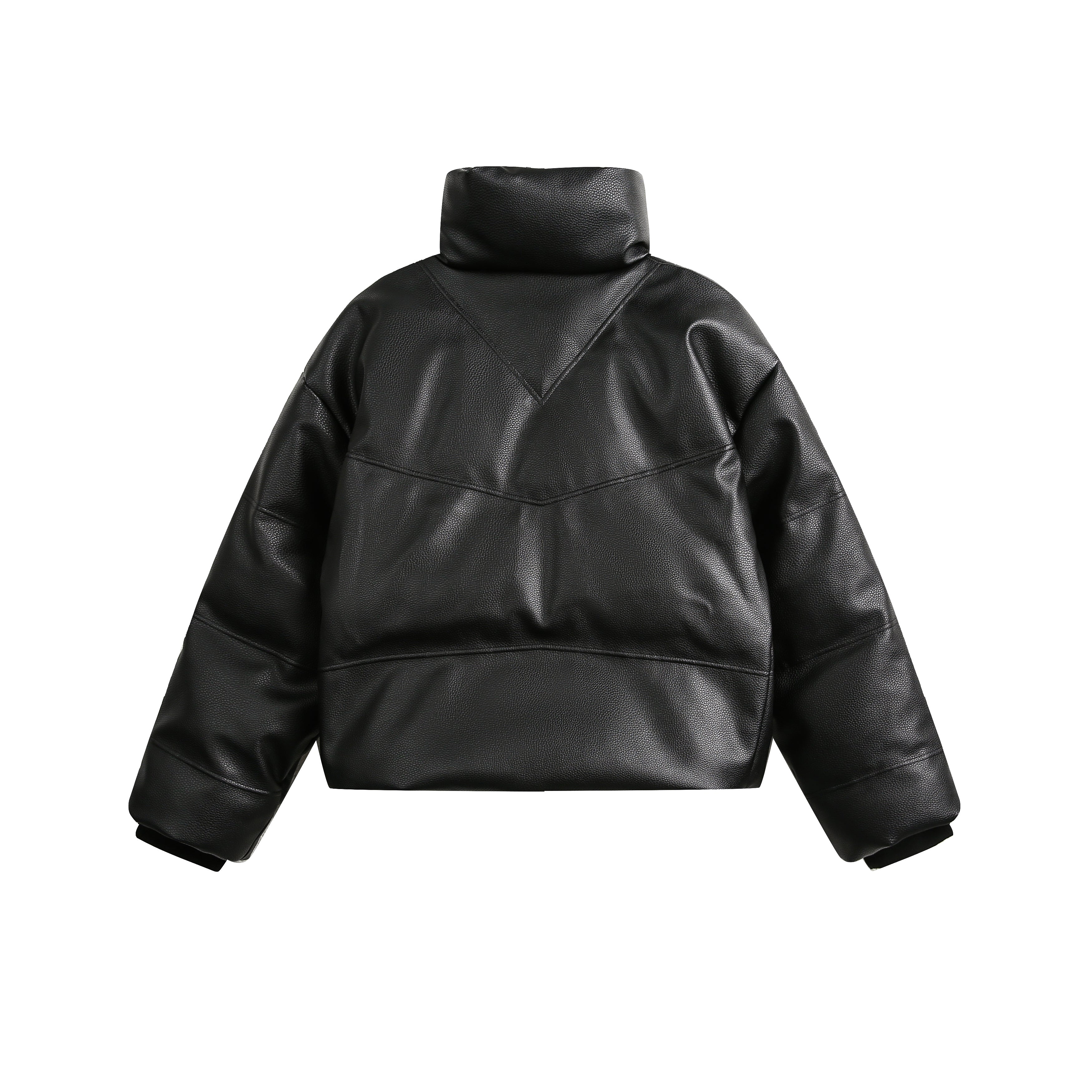 Luxe Shield | High Gloss Puffer Jacket - Santo