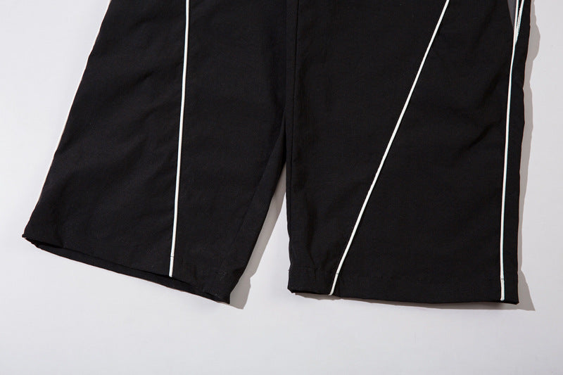 Urban Bloc | Color-Blocked Cargo Sweatpants - Santo