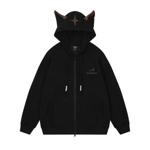 Doberman Zip Up Jacket | Streetwear Hip Hop Hoodie - Santo