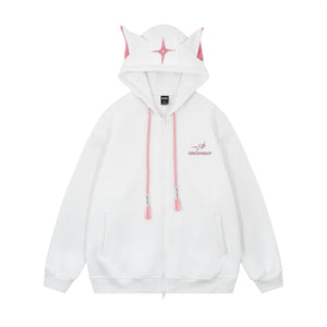 Doberman Zip Up Jacket | Streetwear Hip Hop Hoodie - Santo