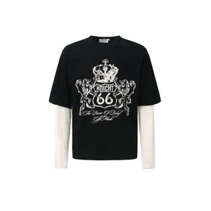 Long Sleeve Streetwear Top | Patchwork Color Block Sweatshirt - Santo