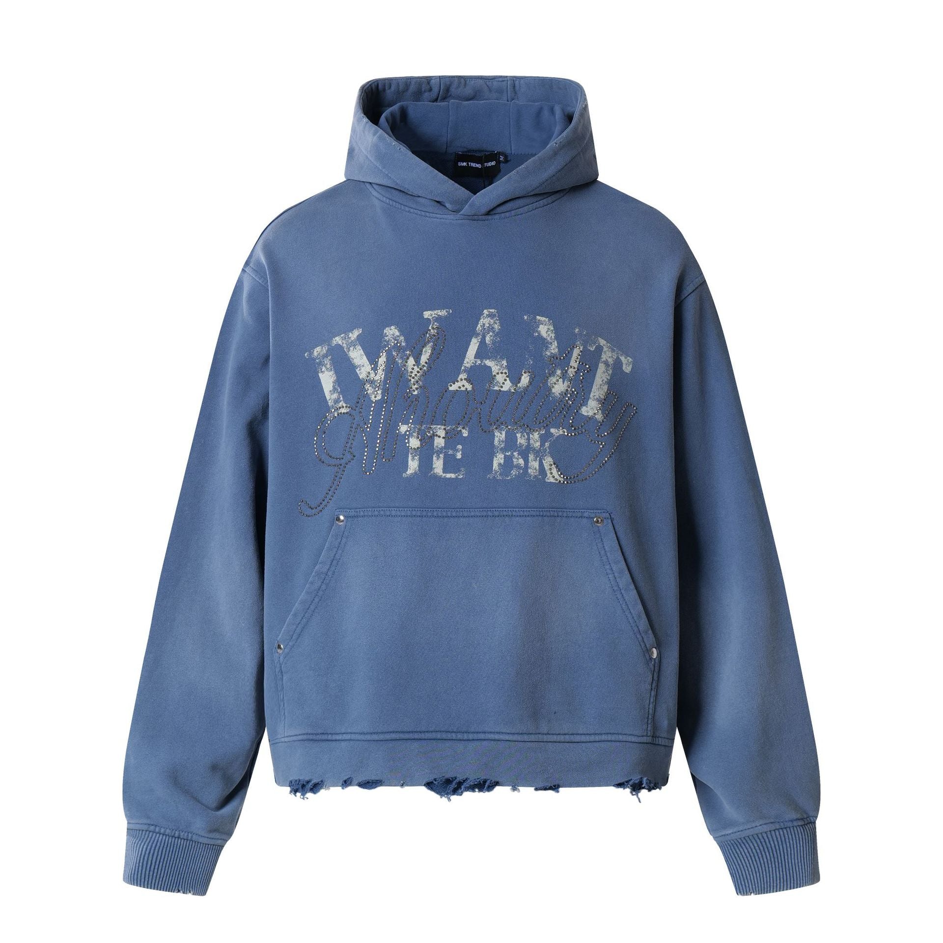 Heavyweight Washed Hoodie | American Streetwear Hoodie - Santo