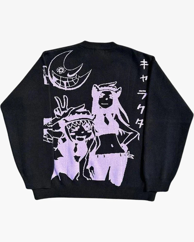 Neo-Tokyo Vibes | High Street Knit Jumper - Santo