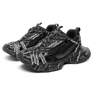 Triple S | Logotype Technical Sneakers - Santo